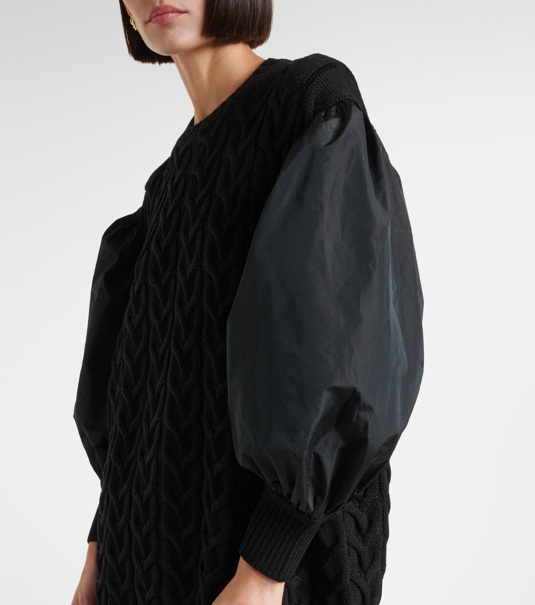 فستان قصير محبوك من الصوف Ancella | Max Mara