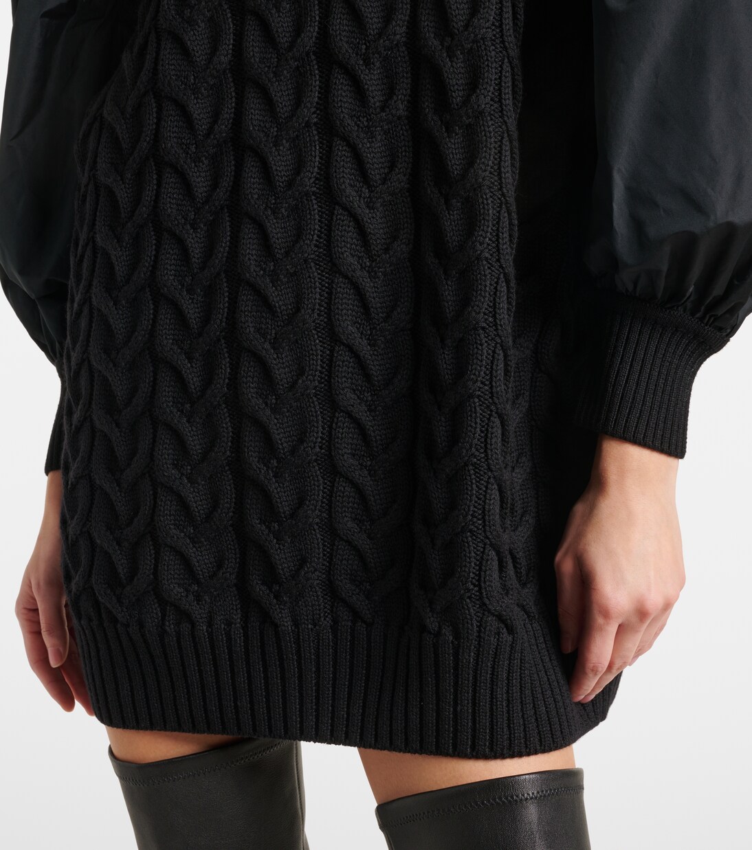 فستان قصير محبوك من الصوف Ancella | Max Mara