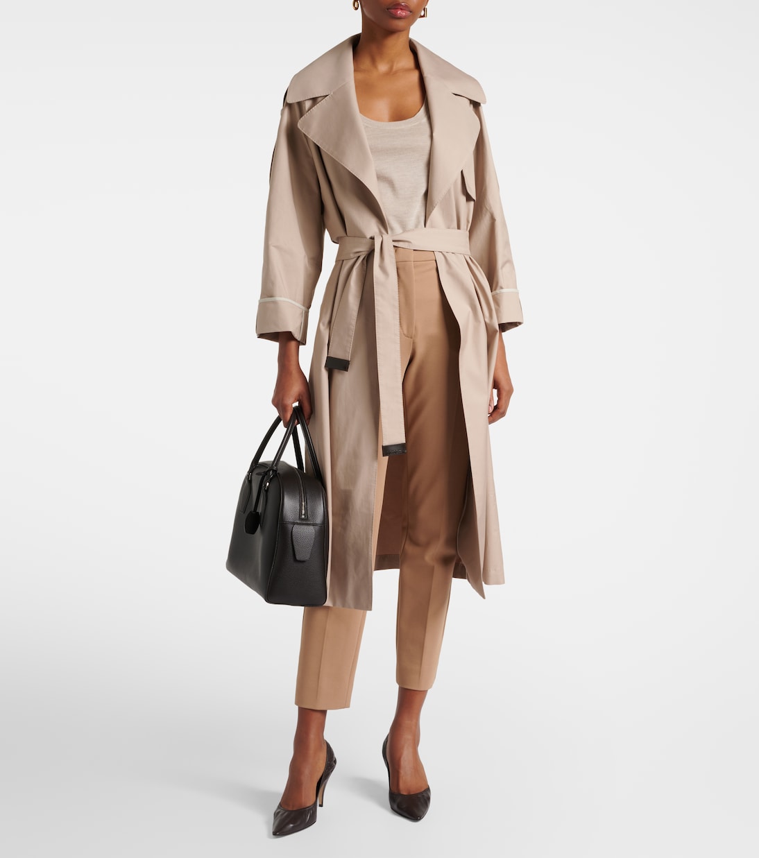 Schmale Hose Pegno aus Jersey | Max Mara