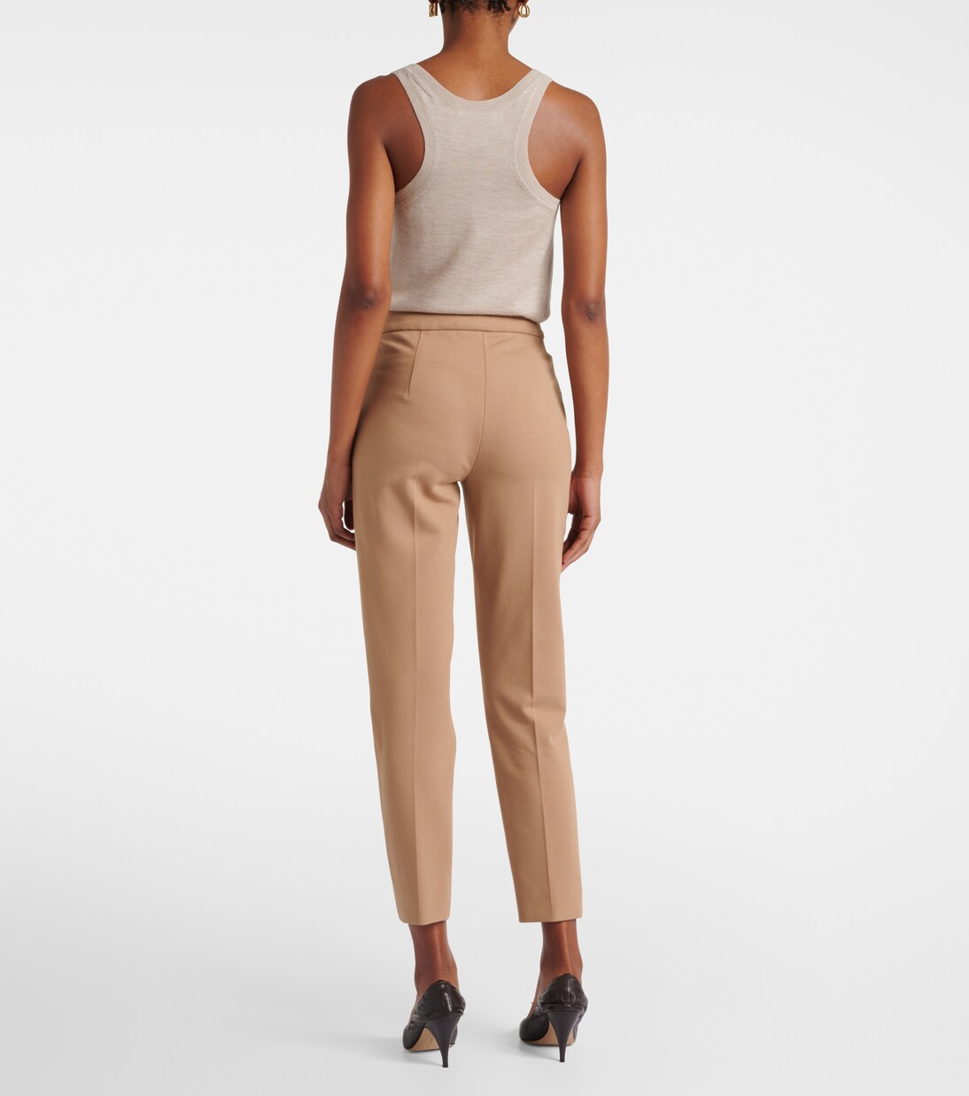 Schmale Hose Pegno aus Jersey | Max Mara