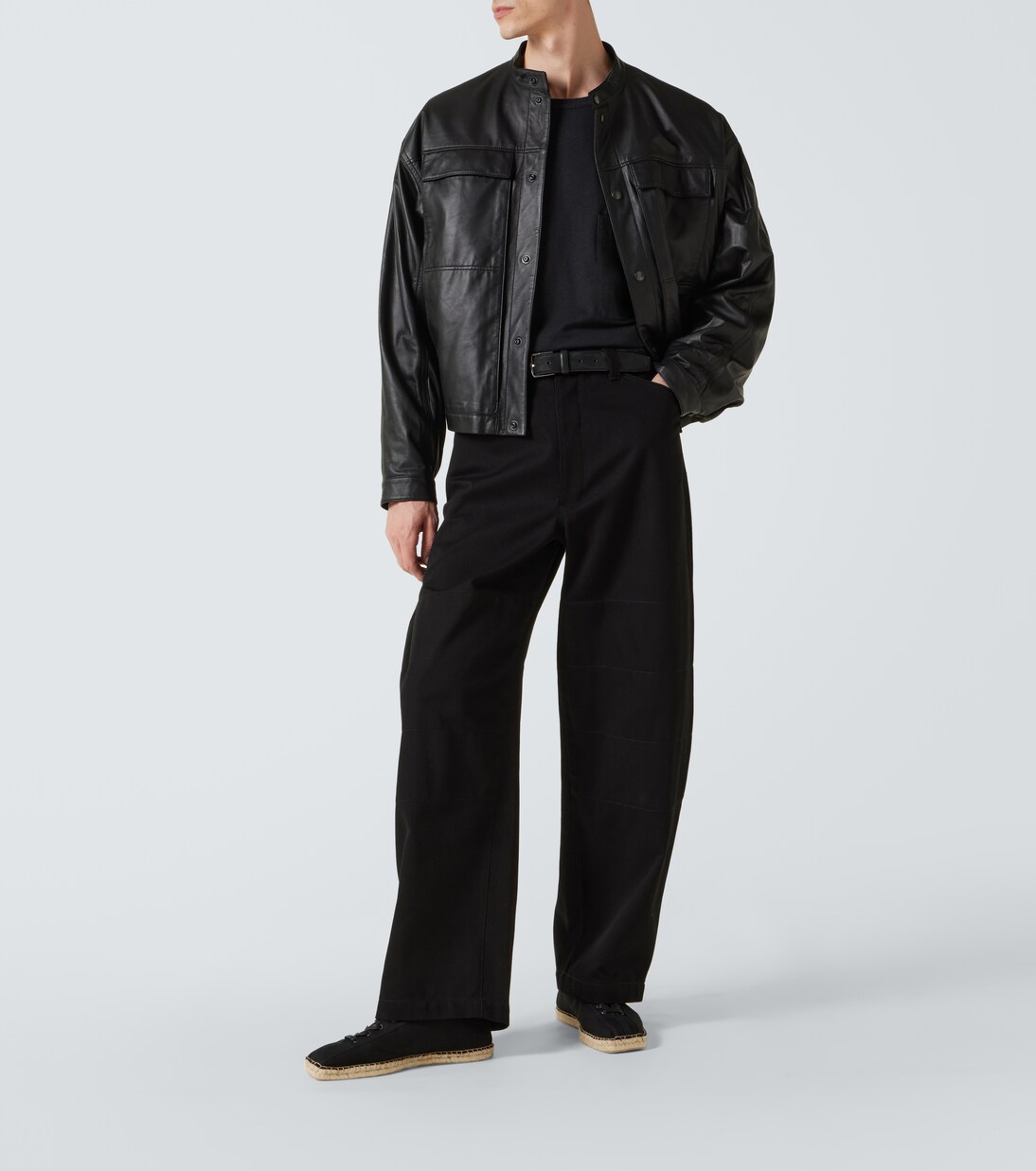 Linoleum canvas espadrilles | Lemaire