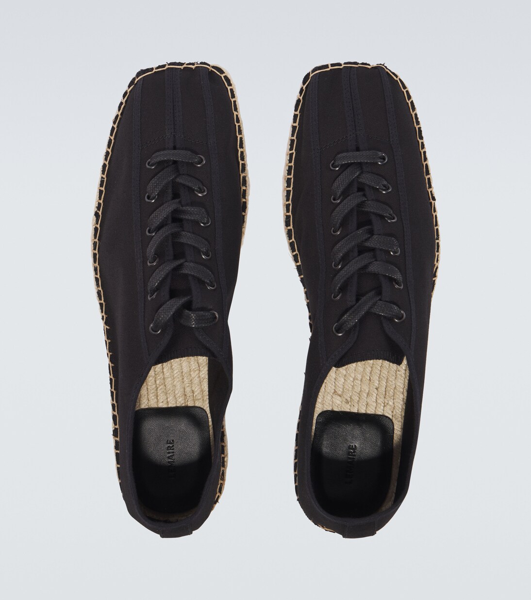 Linoleum canvas espadrilles | Lemaire