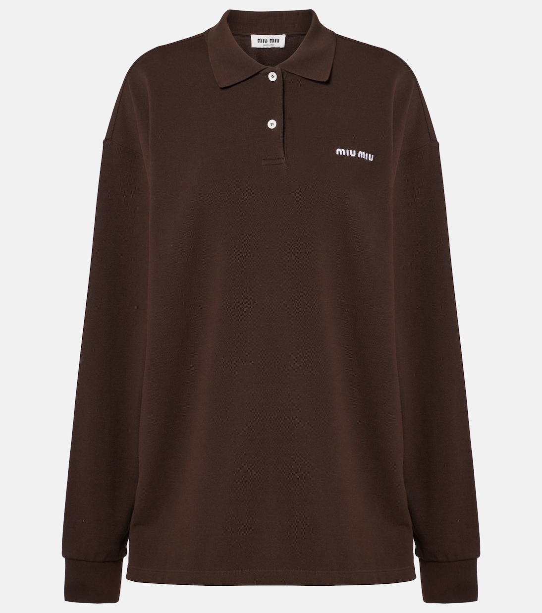 Polopullover aus Baumwolle | Miu Miu