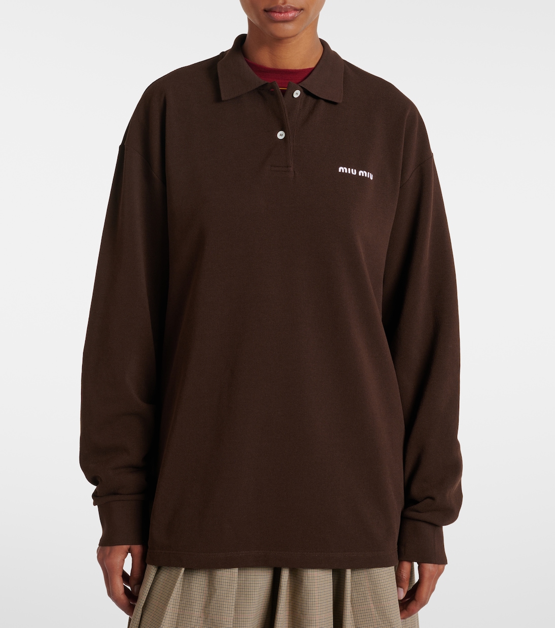 Polopullover aus Baumwolle | Miu Miu