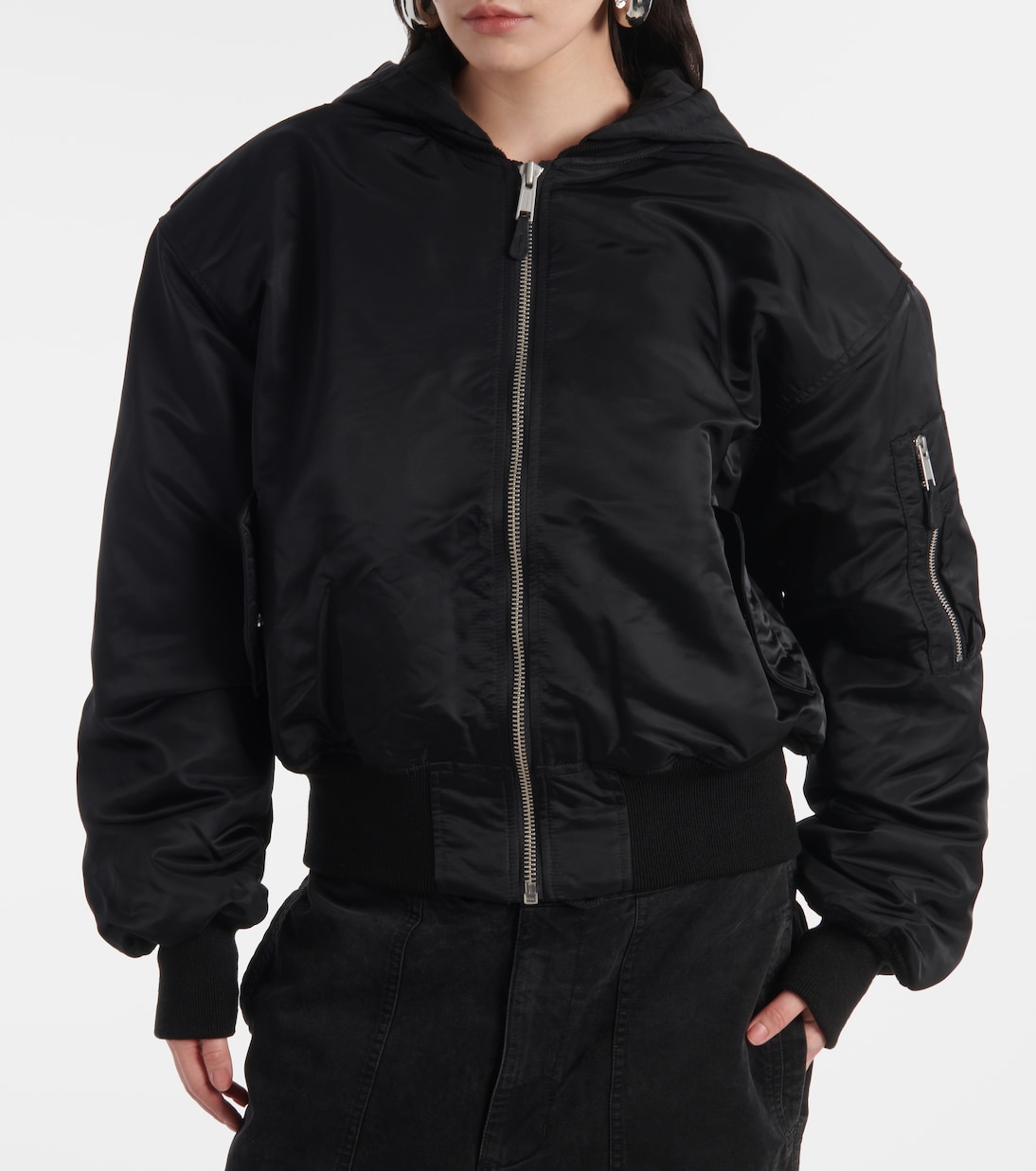 Bomberjacke Broad aus Satin | Entire Studios