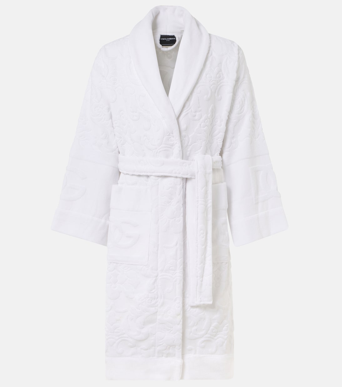 DG cotton terry bathrobe | Dolce&Gabbana Casa