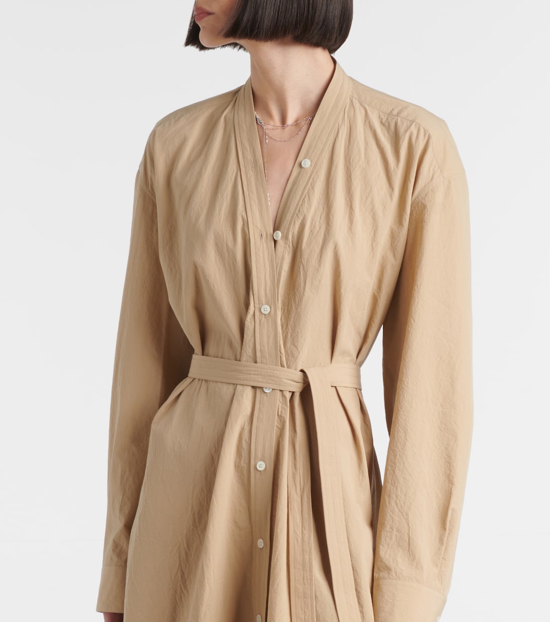 Hemdblusenkleid aus Baumwolle | Lemaire