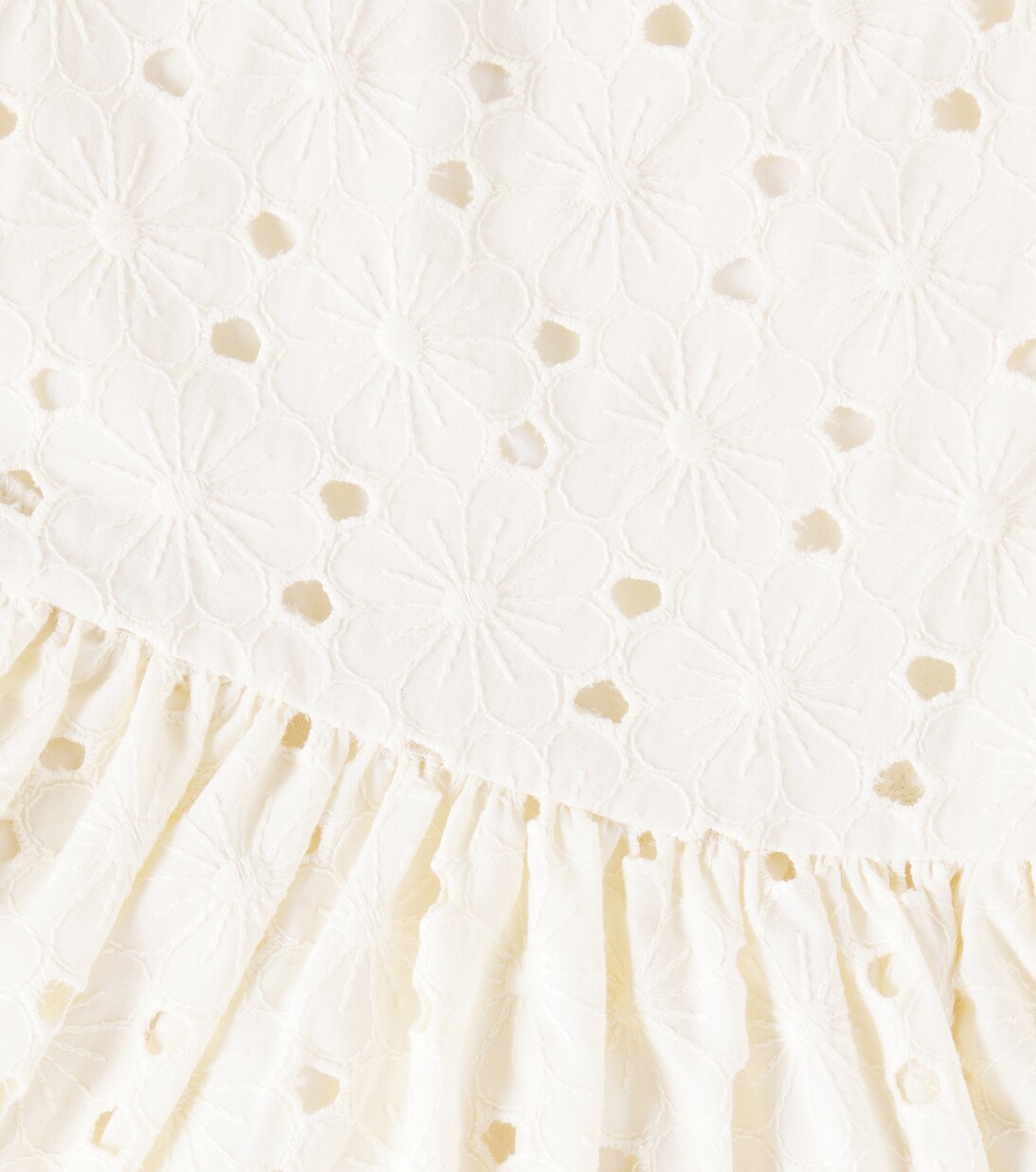 Creta balloon-sleeve cotton-blend dress | The New Society