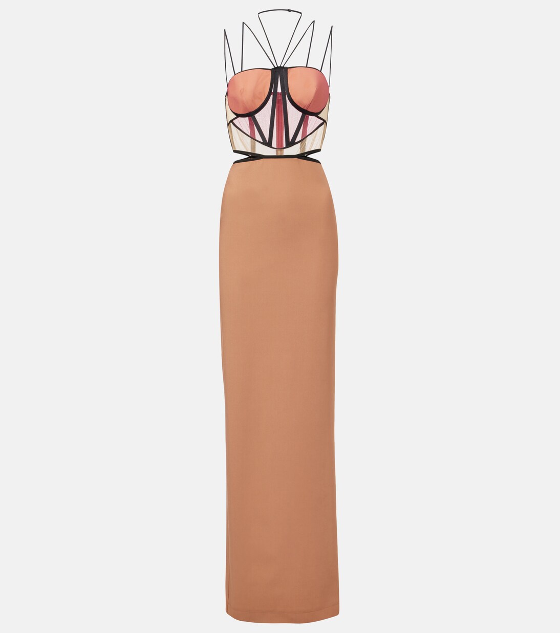 Robe bustier longue Leila | Nensi Dojaka