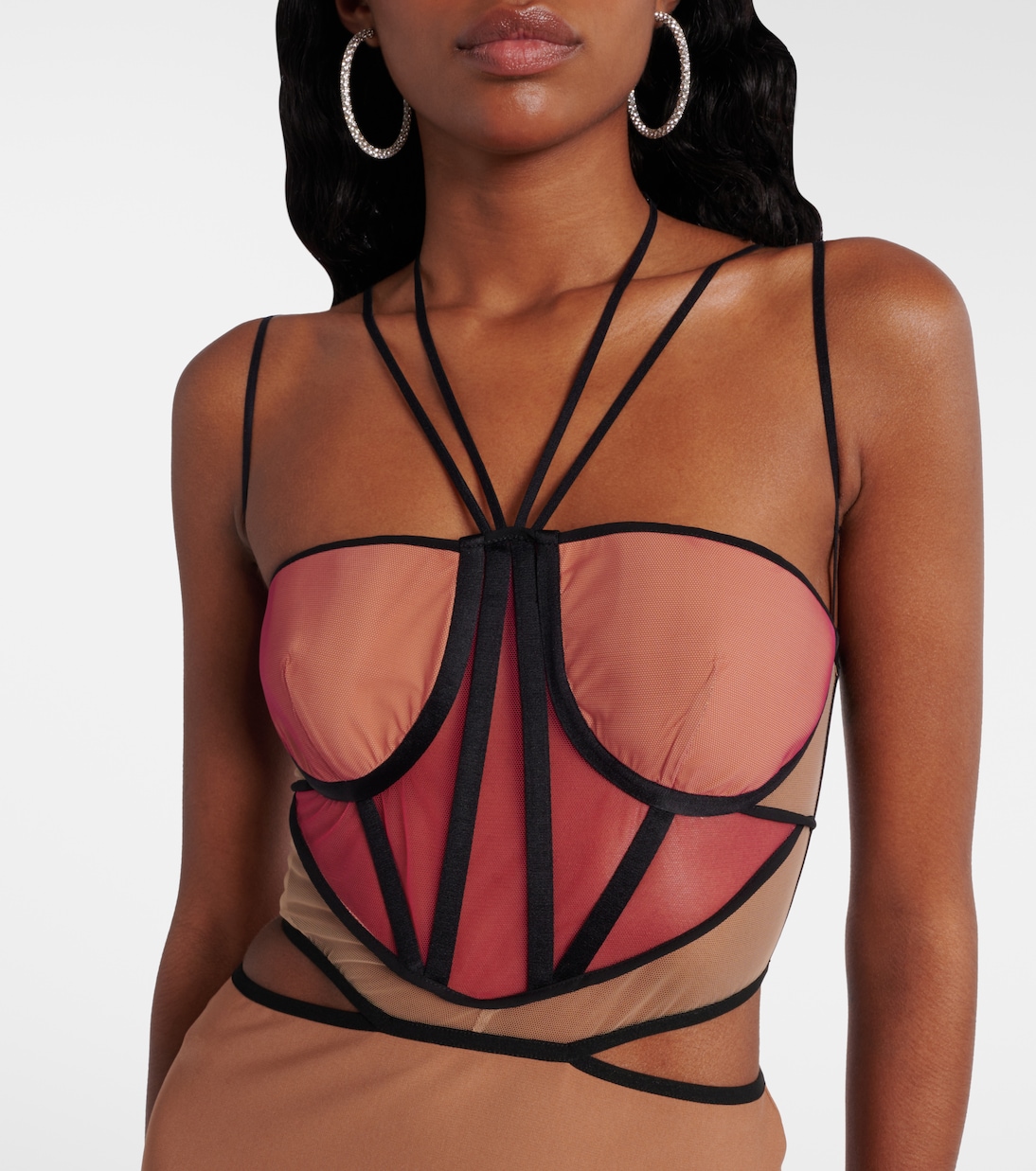 Robe bustier longue Leila | Nensi Dojaka