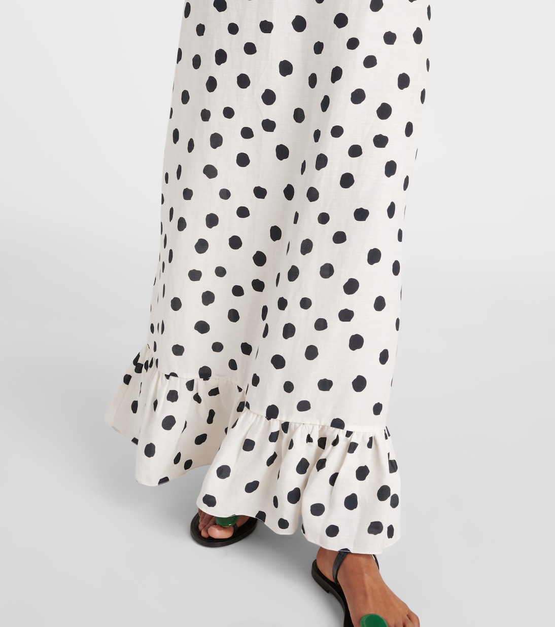 Vestido bustier de lunares | Adriana Degreas