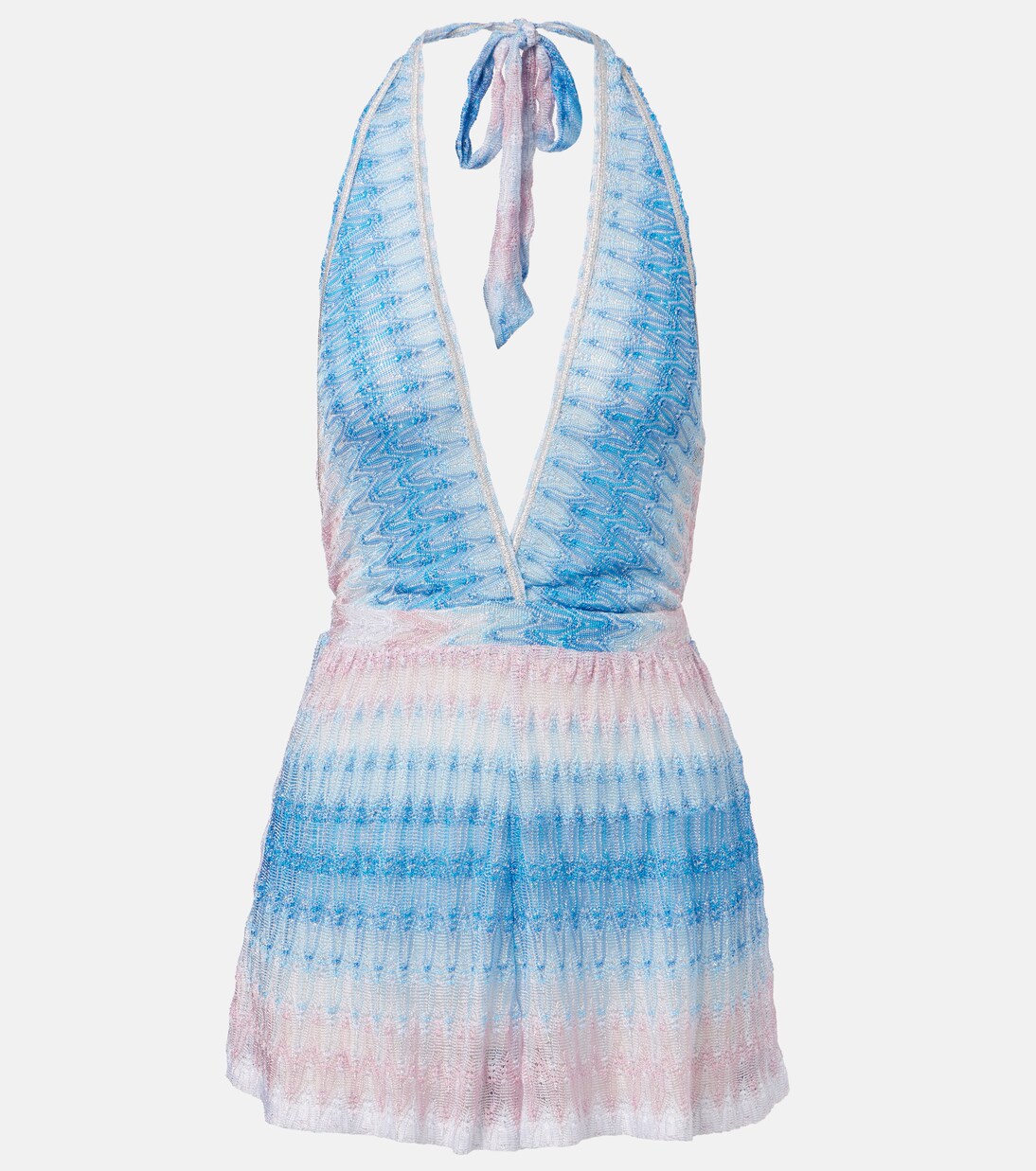 Zigzag ombré lamé romper | Missoni