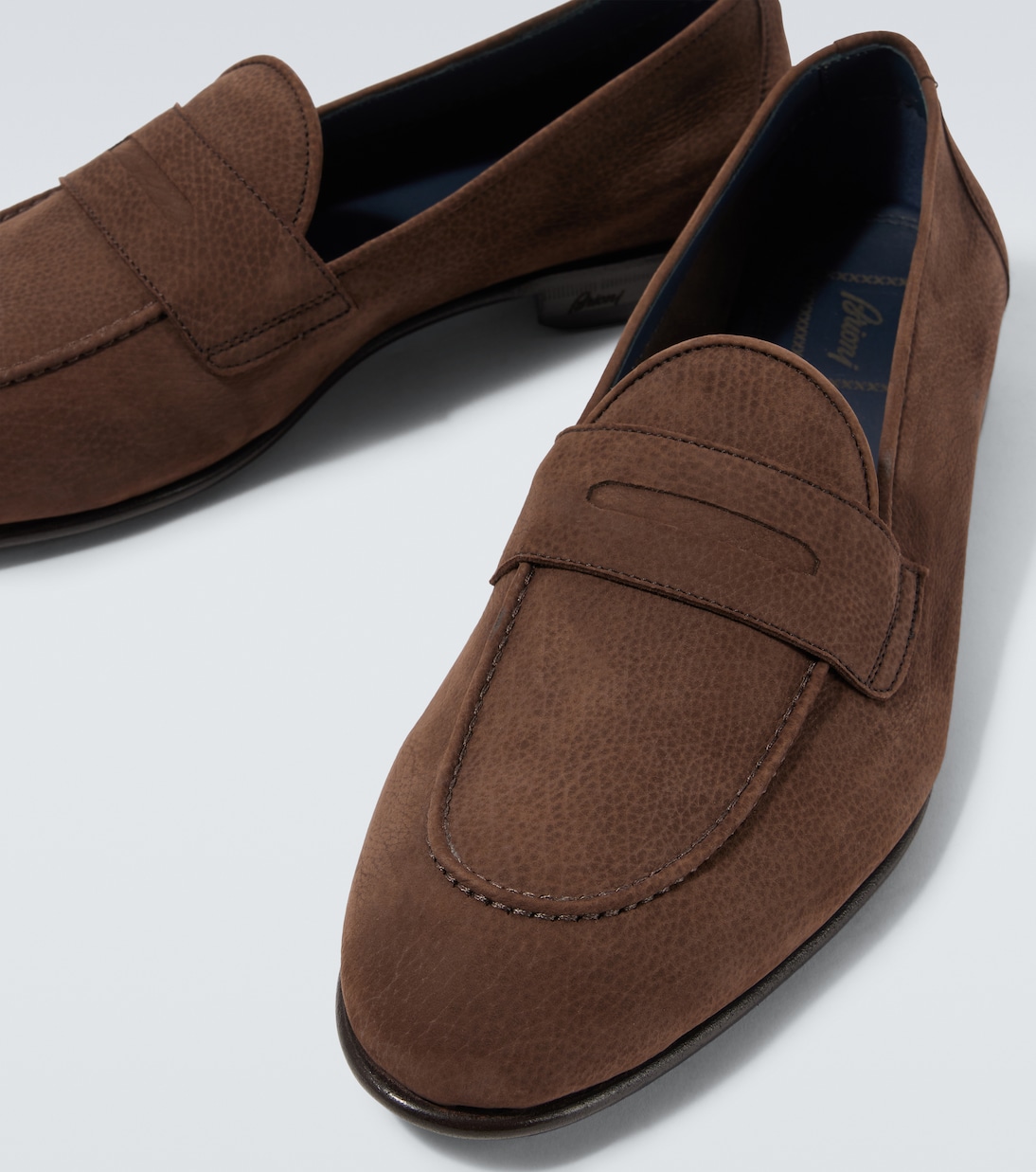 Appia leather penny loafers | Brioni