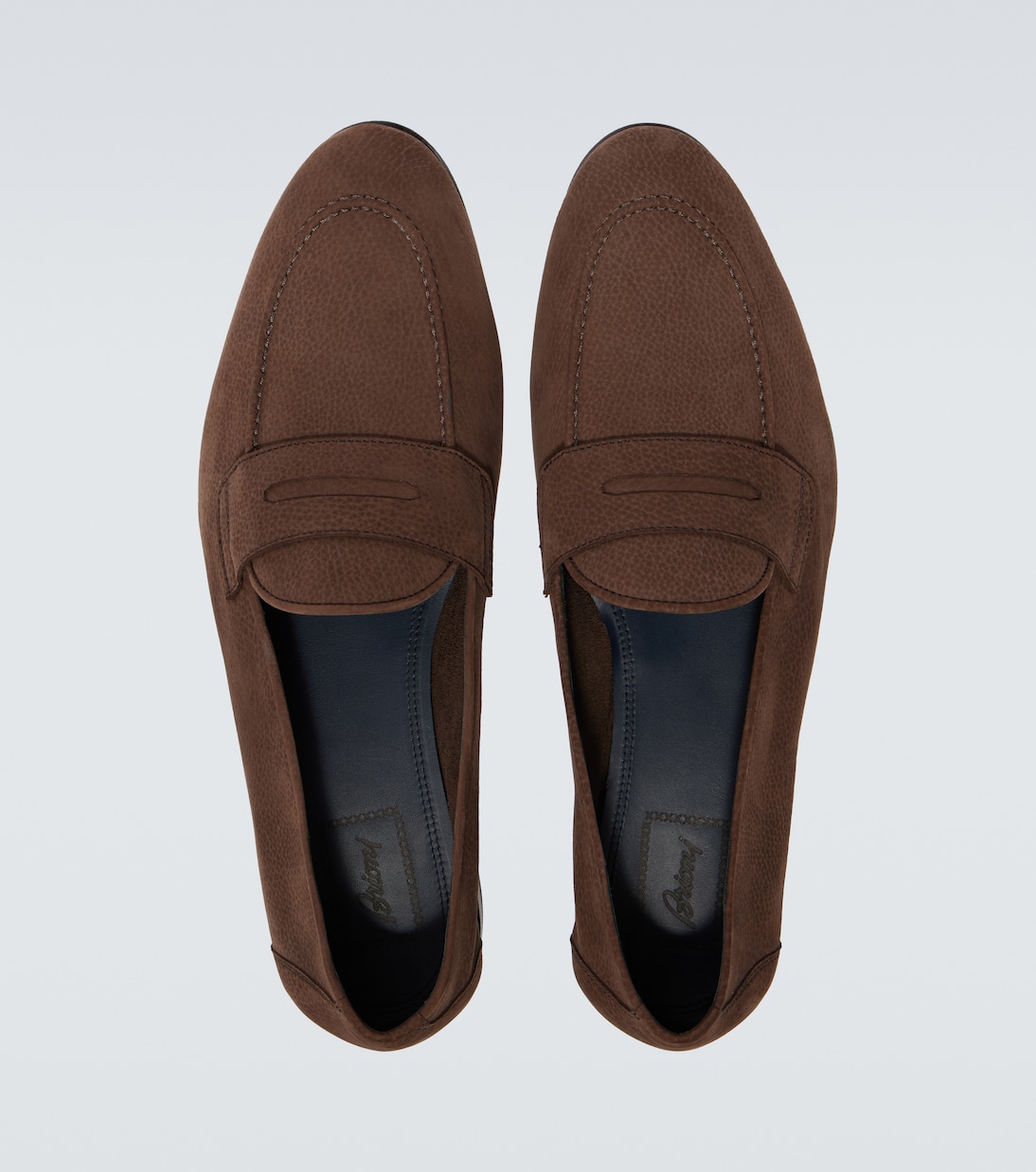 Appia leather penny loafers | Brioni