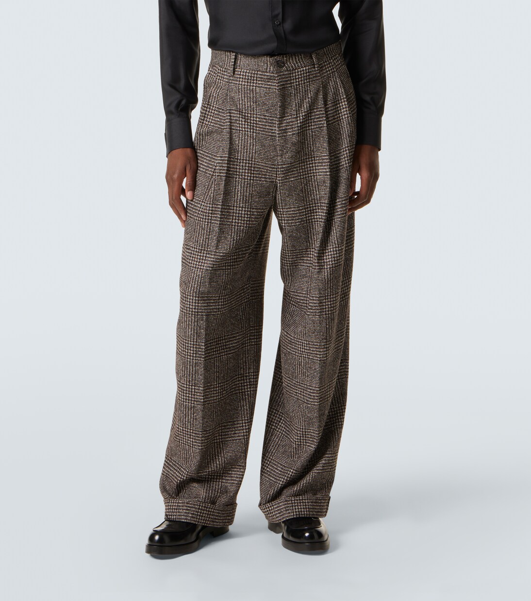 Weite Hose aus einem Alpakawollgemisch | Dolce&Gabbana