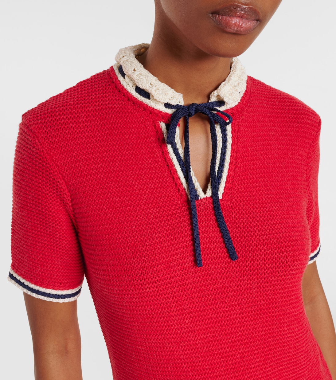 Cotton and wool minidress | Valentino