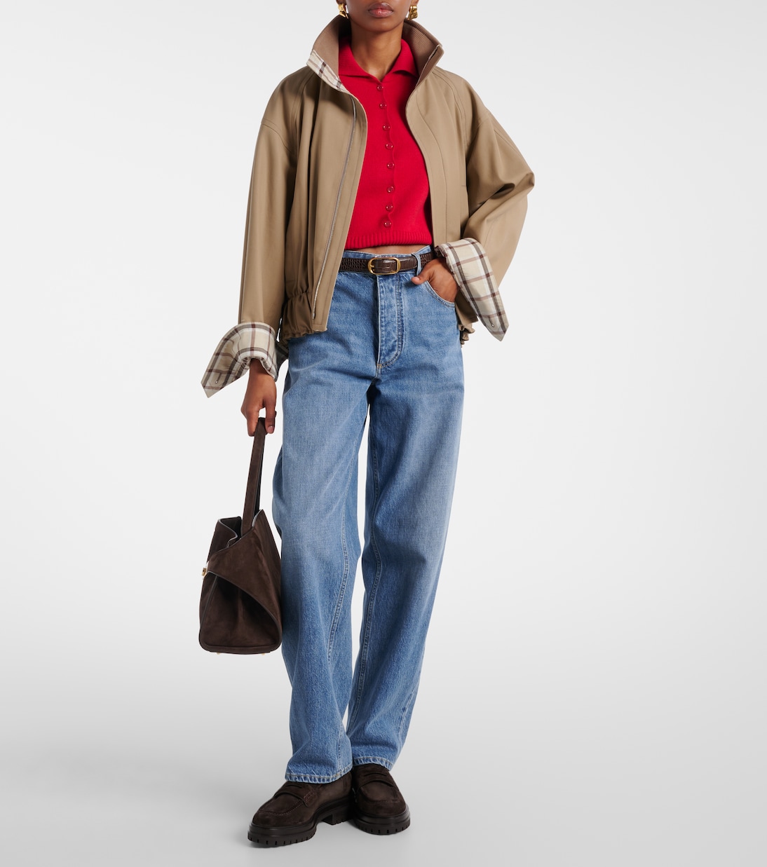 Suede penny loafers | Gianvito Rossi