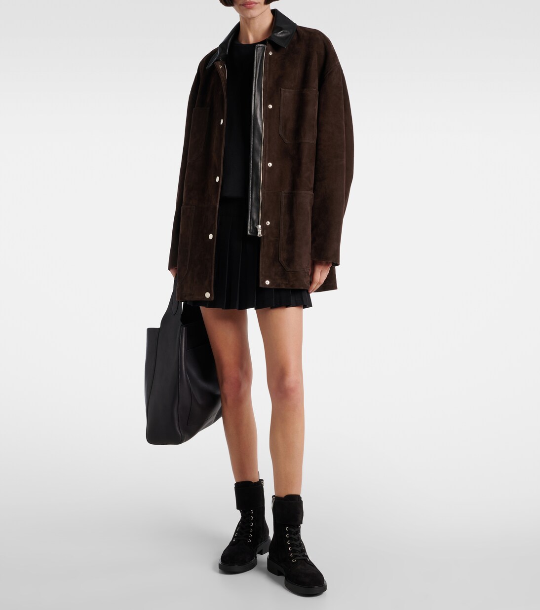 Suede combat boots | Gianvito Rossi