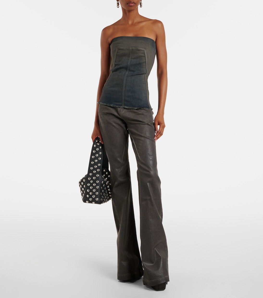 Denim corset | Rick Owens