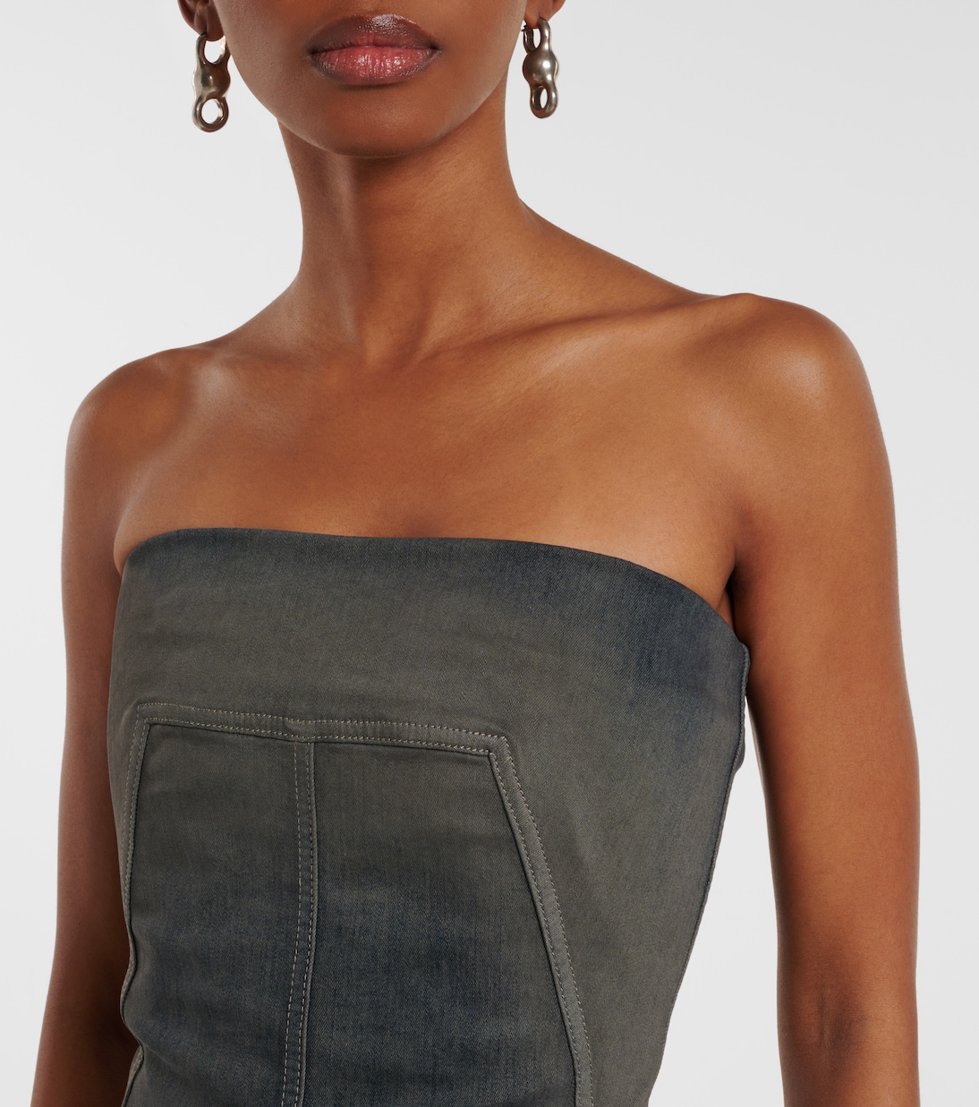 Denim corset | Rick Owens