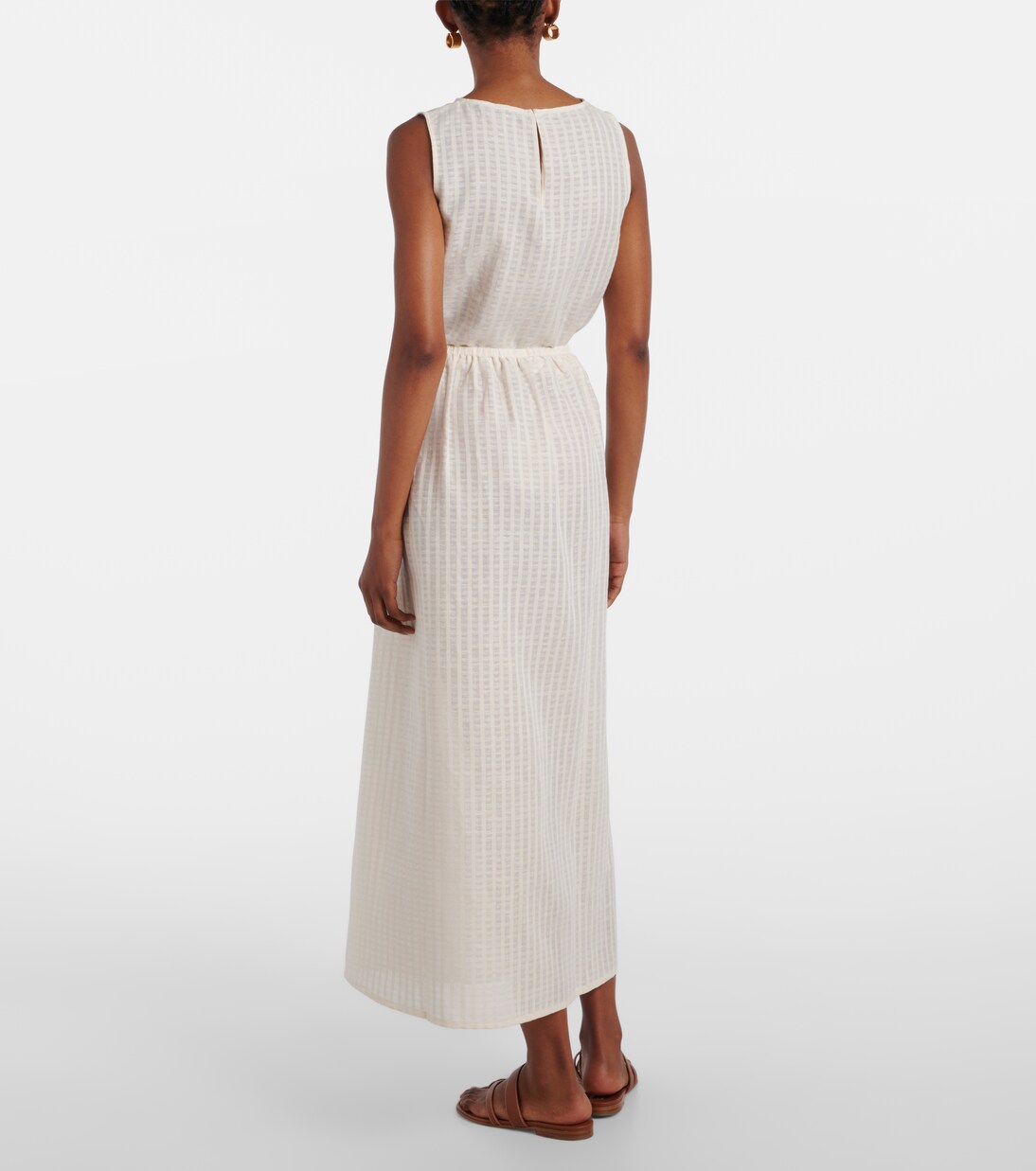 Cropped-Top Kobe aus Baumwolle und Leinen | Asceno