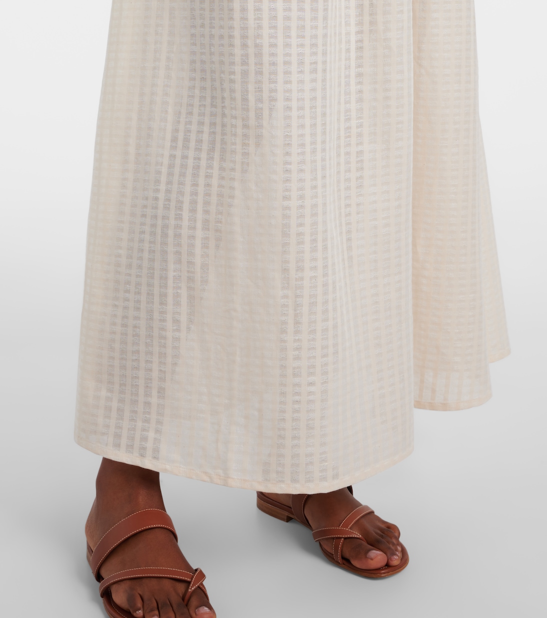 Cropped-Top Kobe aus Baumwolle und Leinen | Asceno