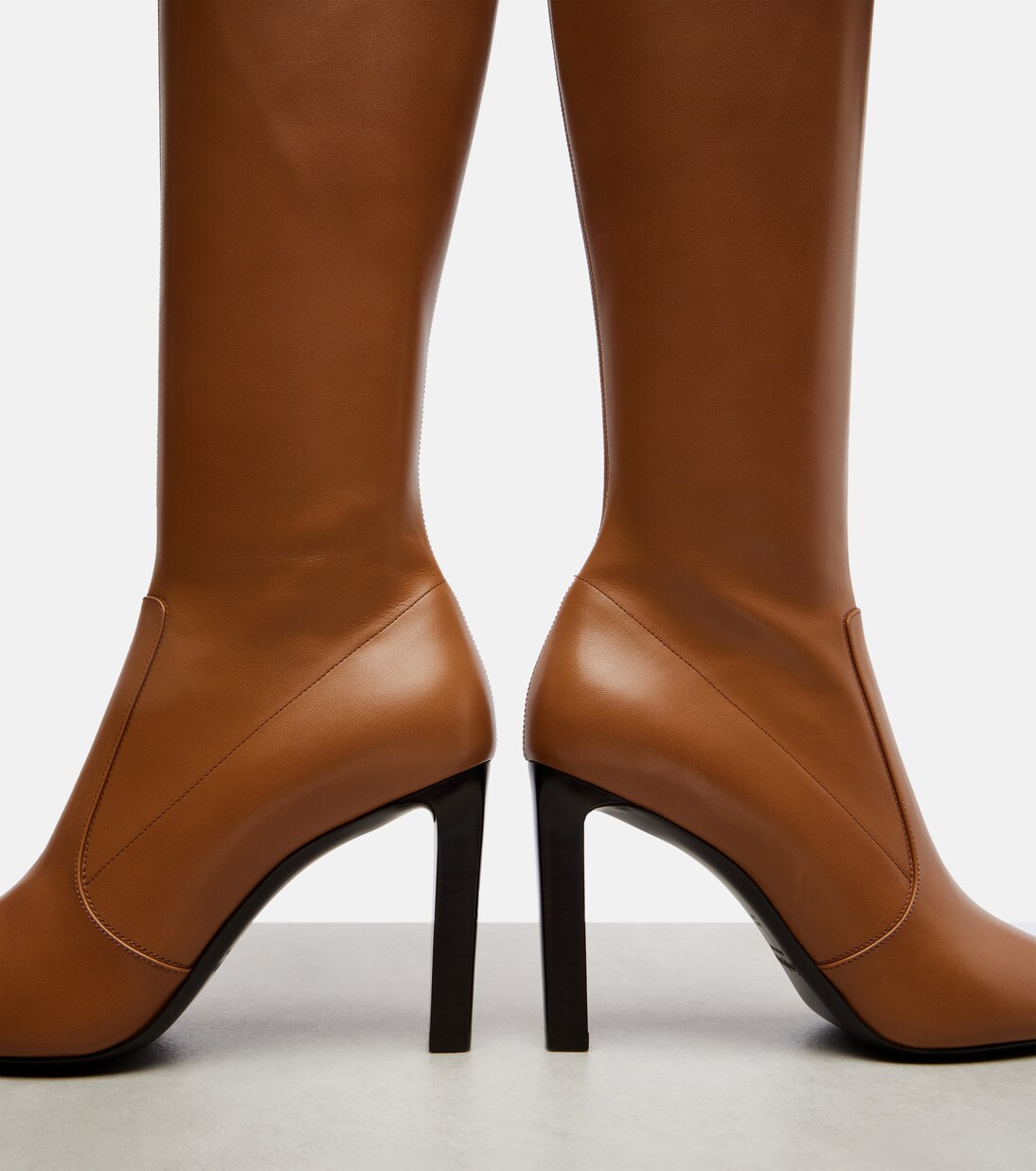Francoise 95 leather knee-high boots | Saint Laurent