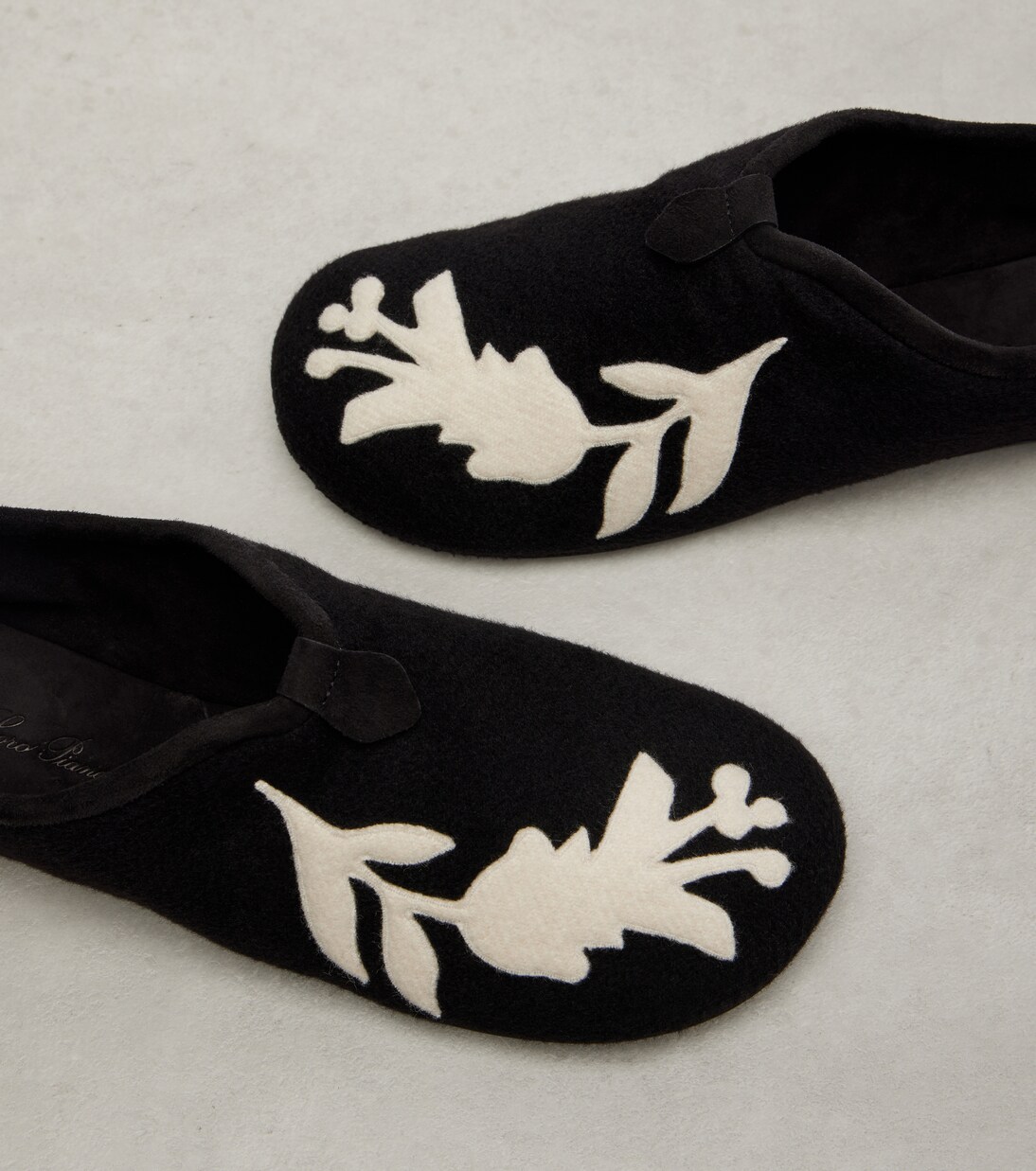 Floaty embroidered flats | Loro Piana