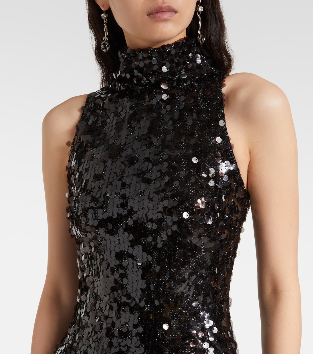 Robe longue Cristalla à ornements | Christopher Esber