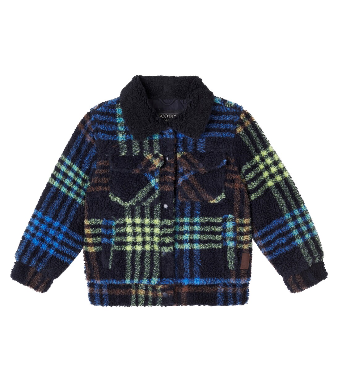 Checked teddy fleece jacket | Scotch & Soda Kids