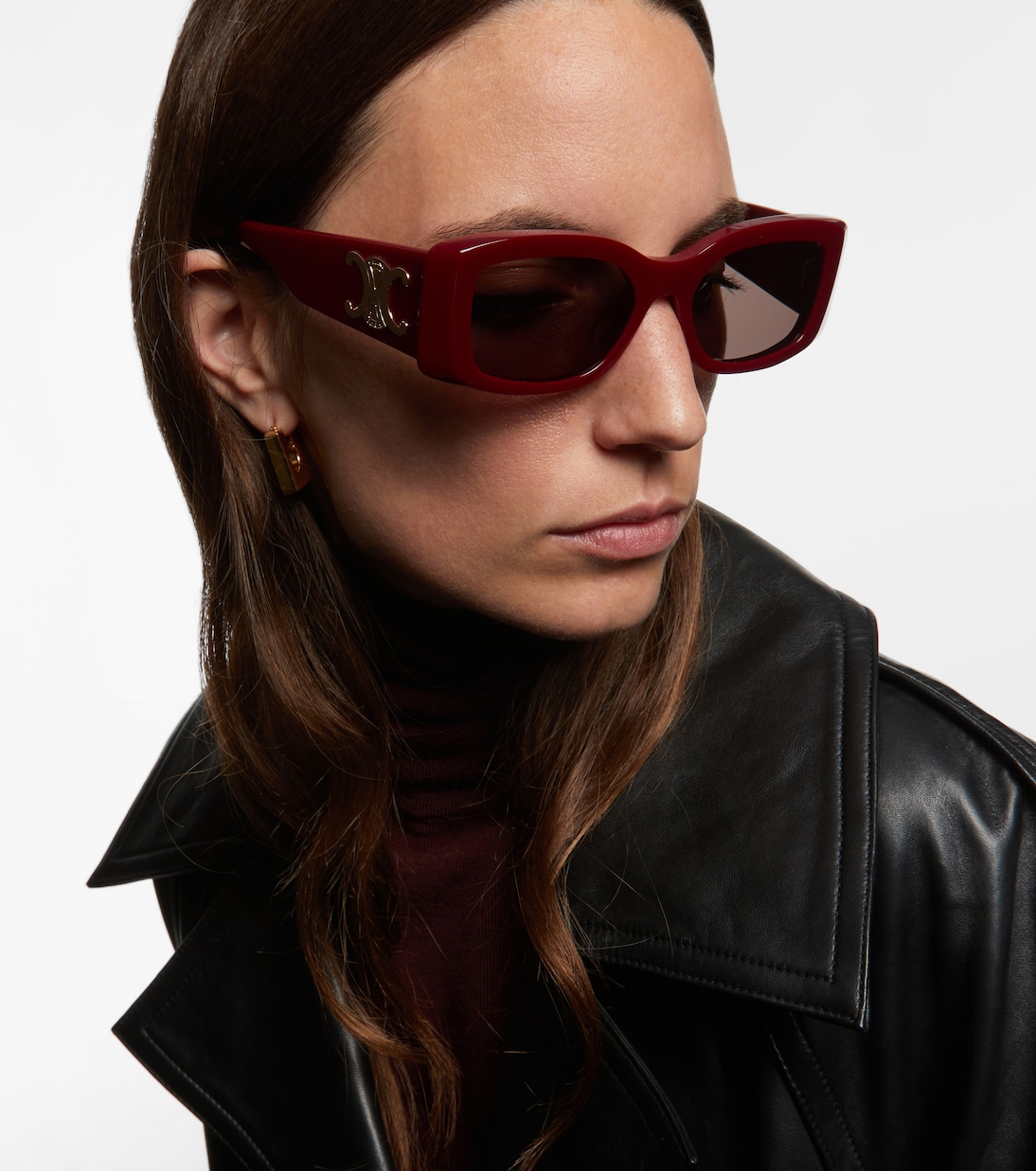 Maxi Triomphe rectangular sunglasses | Celine Eyewear