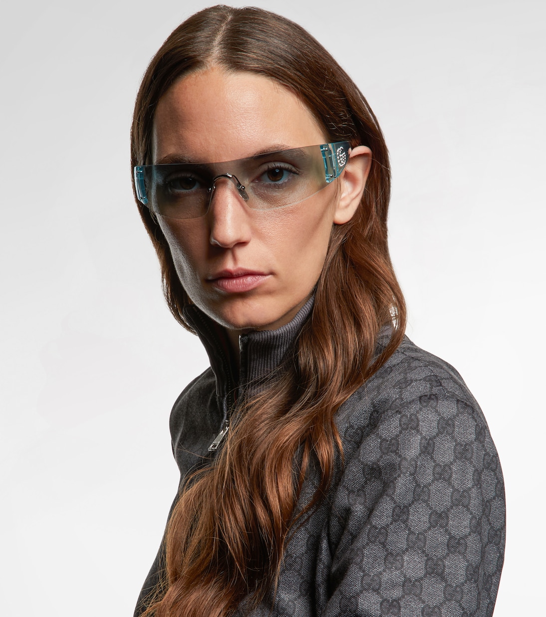 Leonie Interlocking G mask sunglasses | Gucci