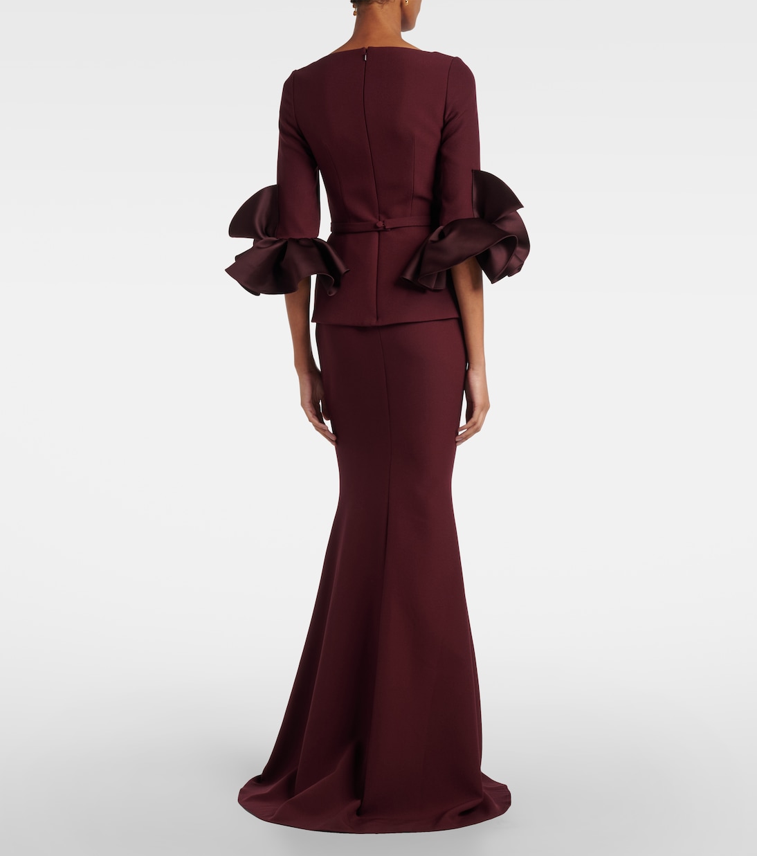 Clemenza crêpe gown | Safiyaa