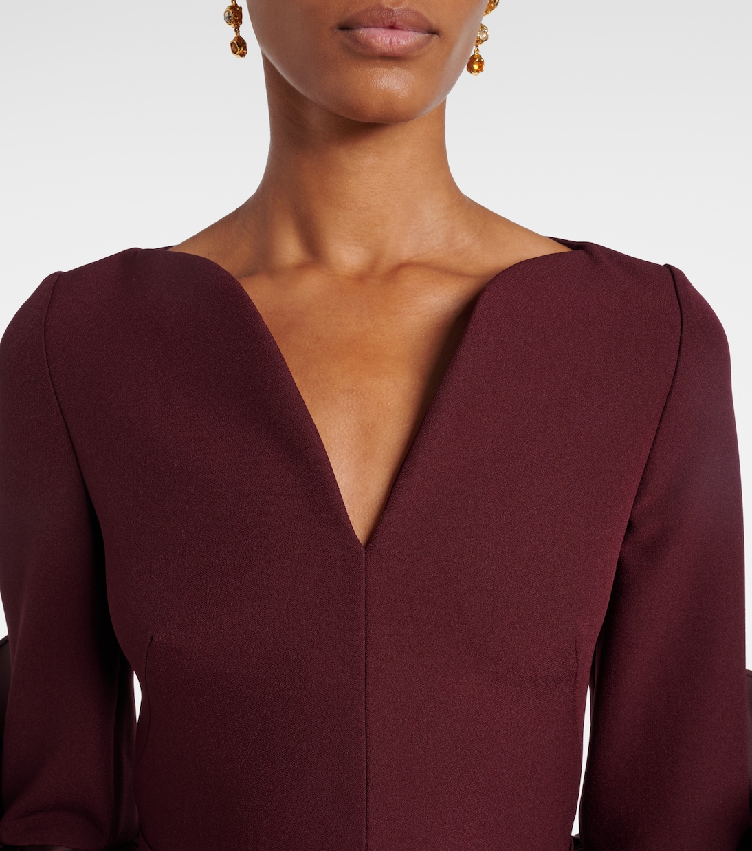 Clemenza crêpe gown | Safiyaa