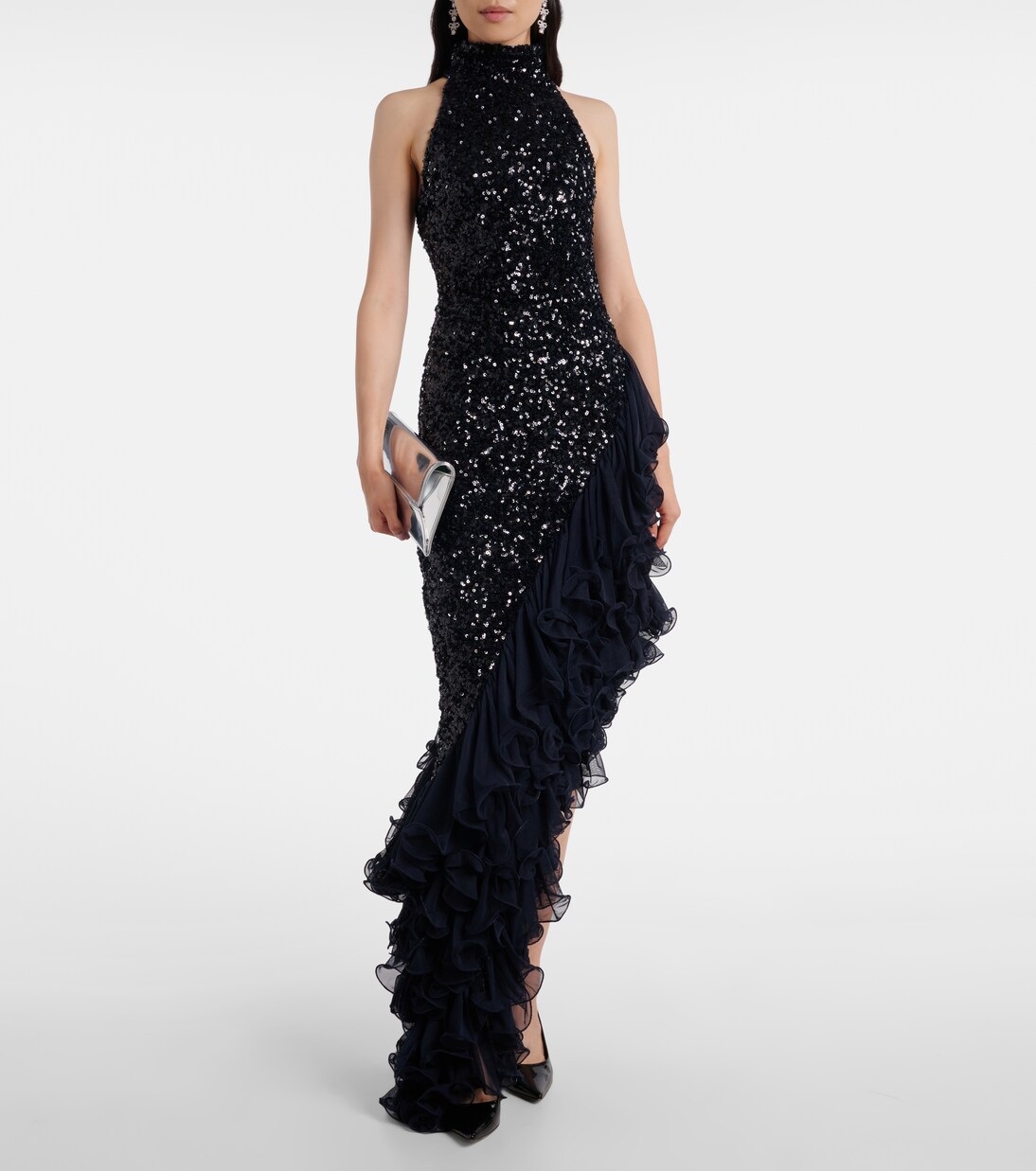 Robe longue à sequins | Rotate