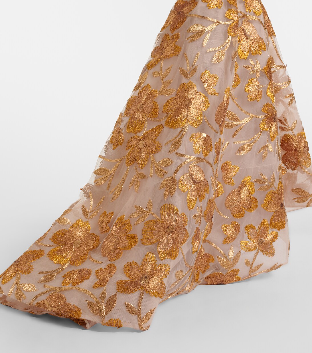 Vestido de fiesta en mezcla de rafia | Monique Lhuillier