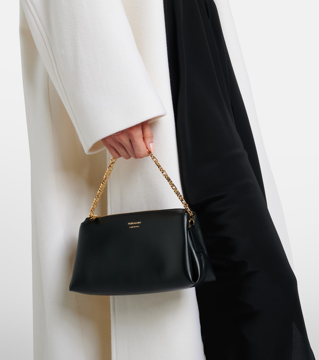 Schultertasche Gancini Mini aus Leder | Ferragamo