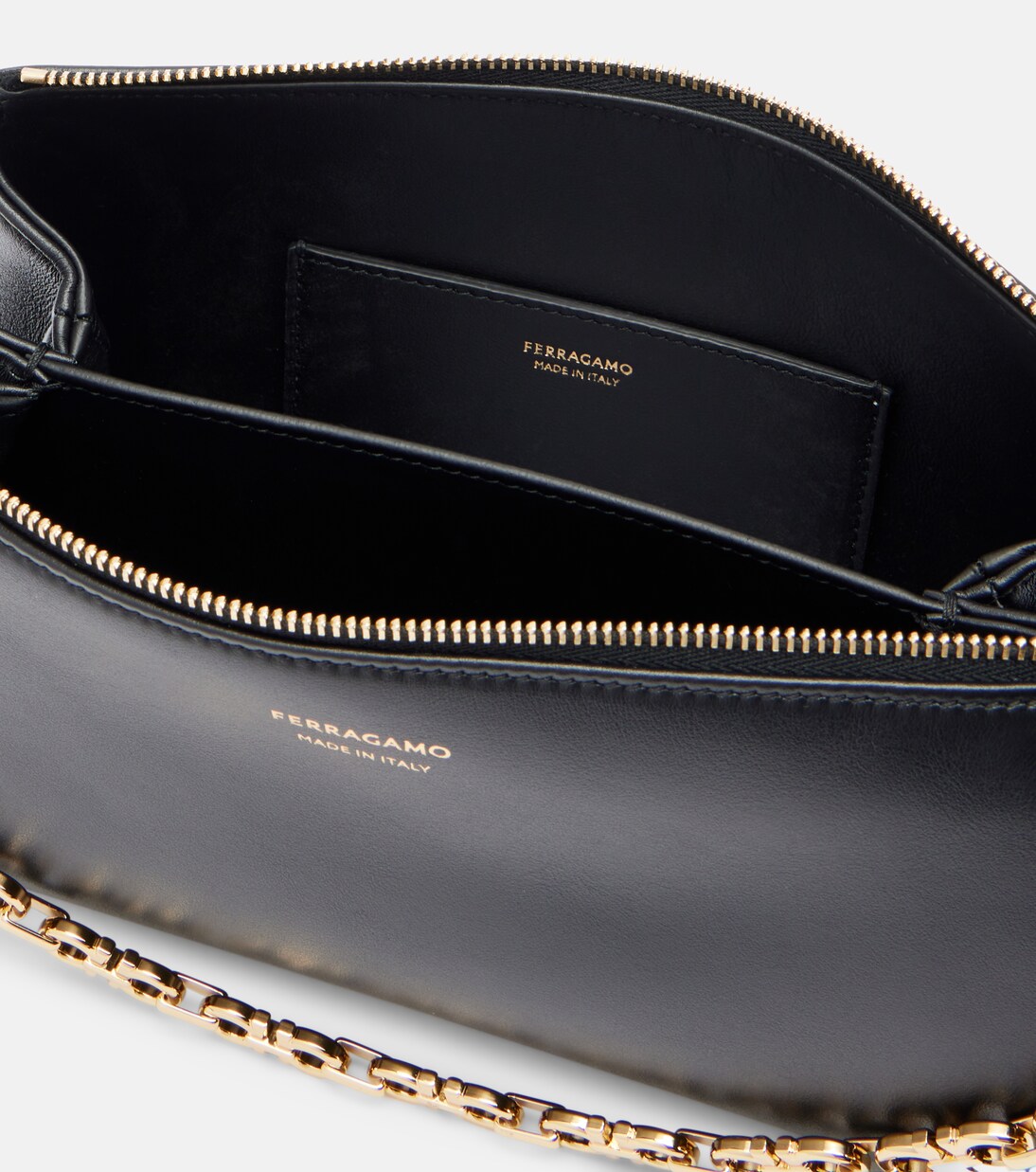 Schultertasche Gancini Mini aus Leder | Ferragamo