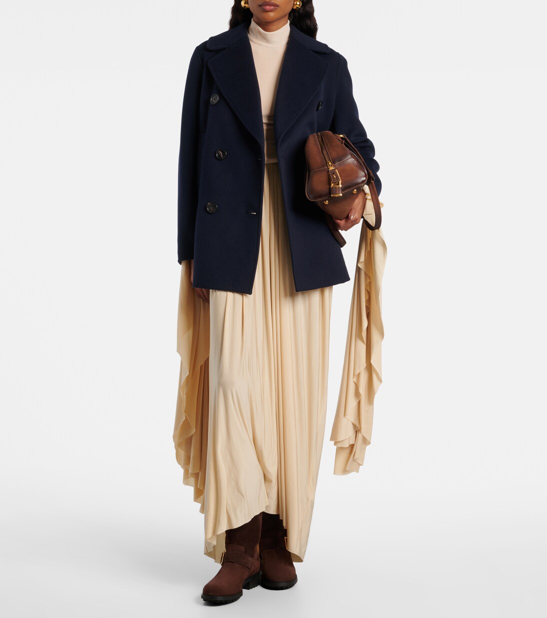 Biker suede mid-calf boots | Jimmy Choo