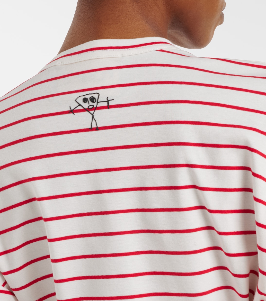 Striped cotton jersey T-shirt | Plan C