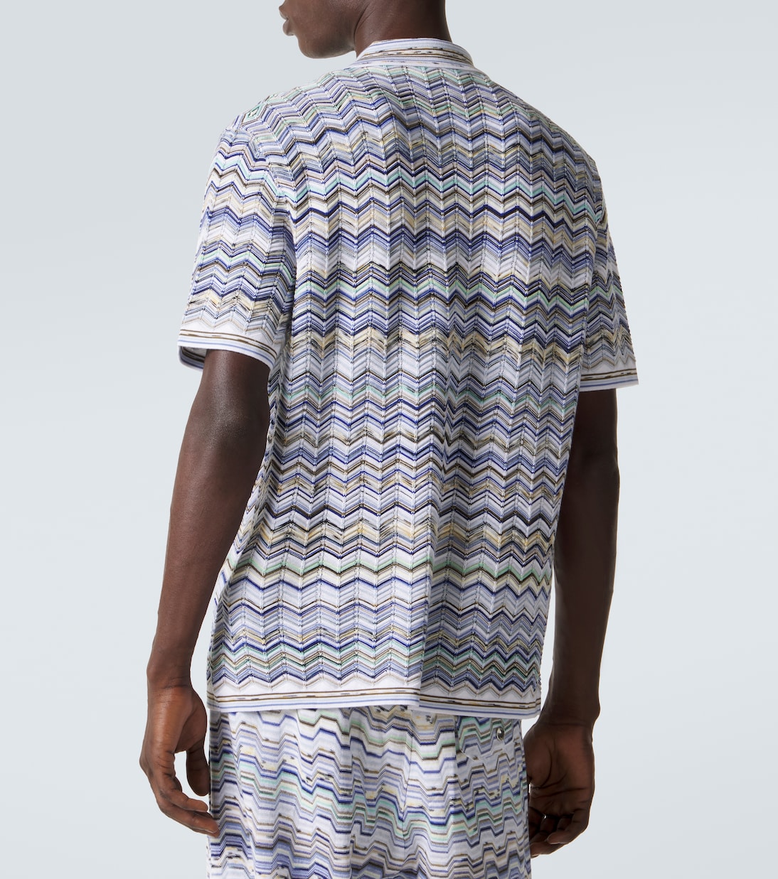 Zigzag cotton polo shirt | Missoni