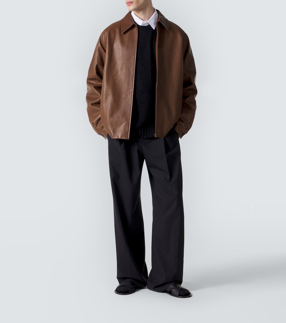 Mount leather jacket | The Row