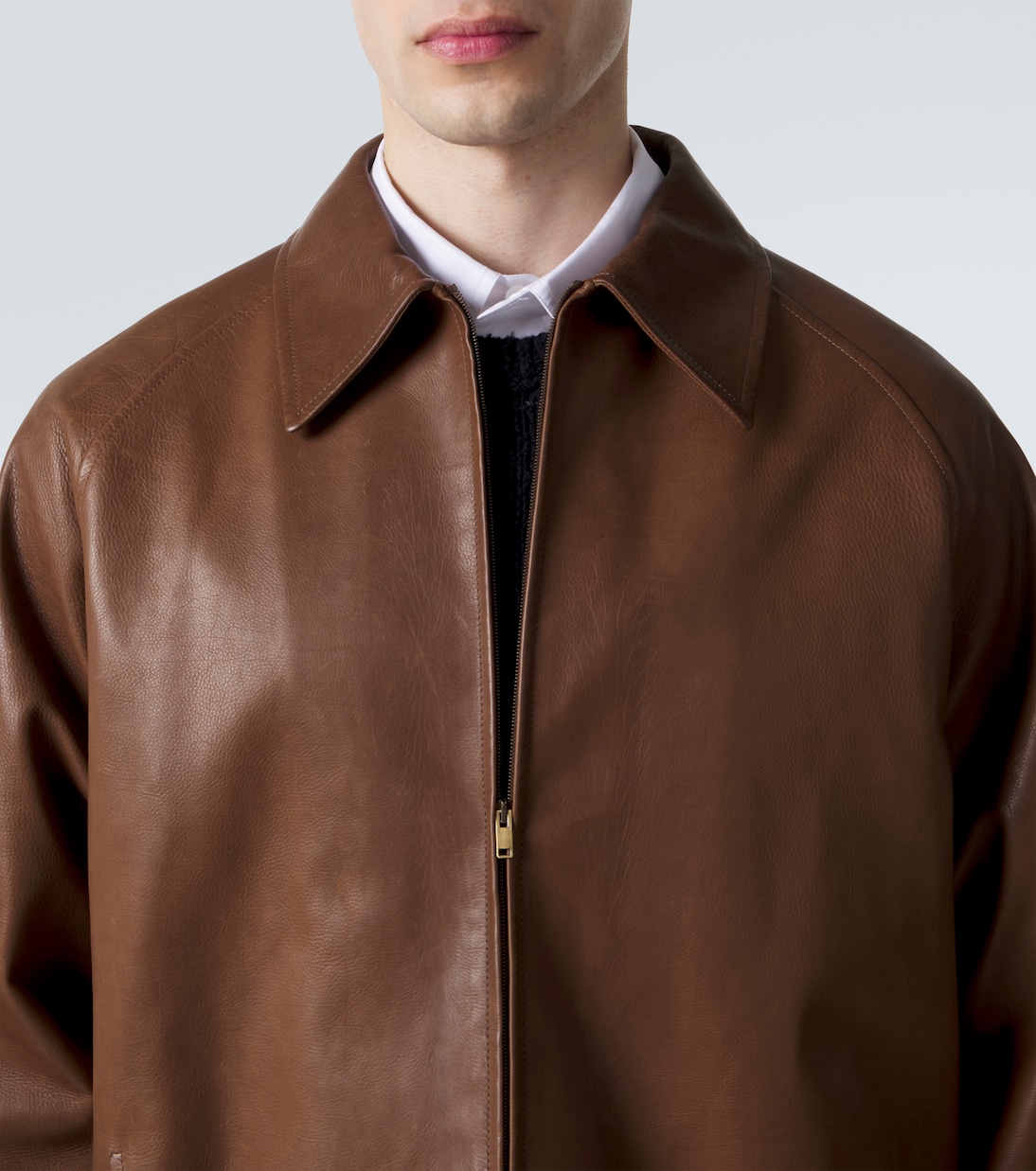 Mount leather jacket | The Row