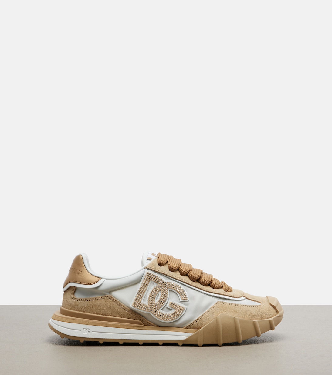 DG Athletic suede-trimmed sneakers | Dolce&Gabbana
