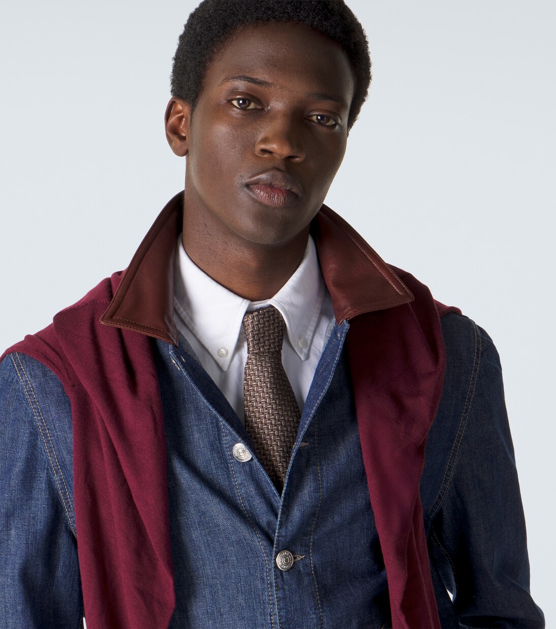 Silk jacquard tie | Brunello Cucinelli