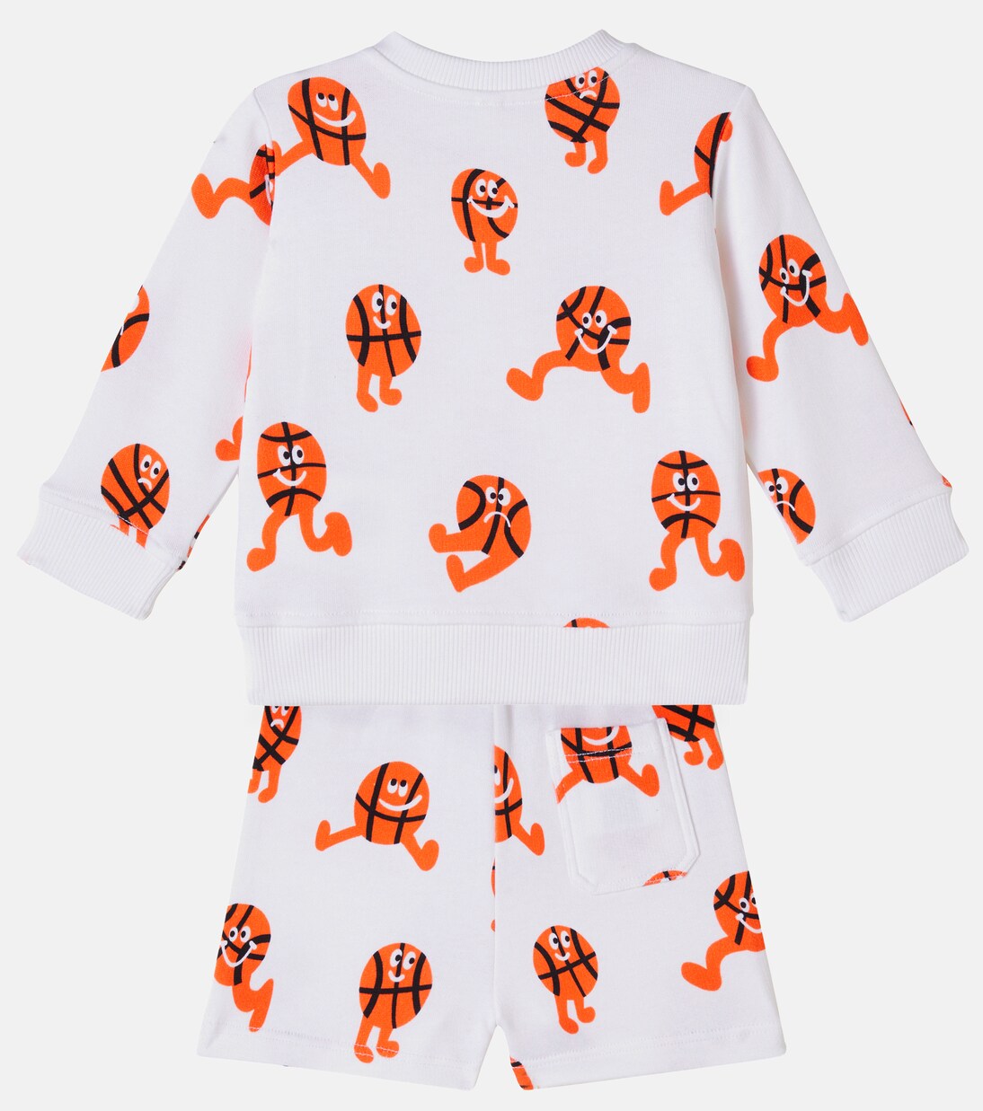 Bebé - set de sudadera y shorts de algodón | Stella McCartney Kids