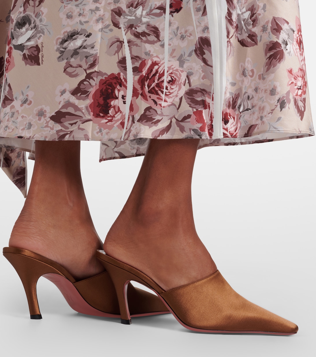Jamie leather mules | Amina Muaddi
