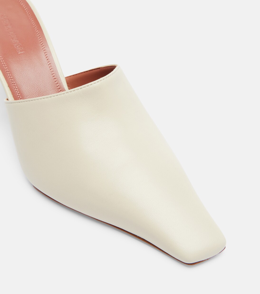 Jamie leather mules | Amina Muaddi