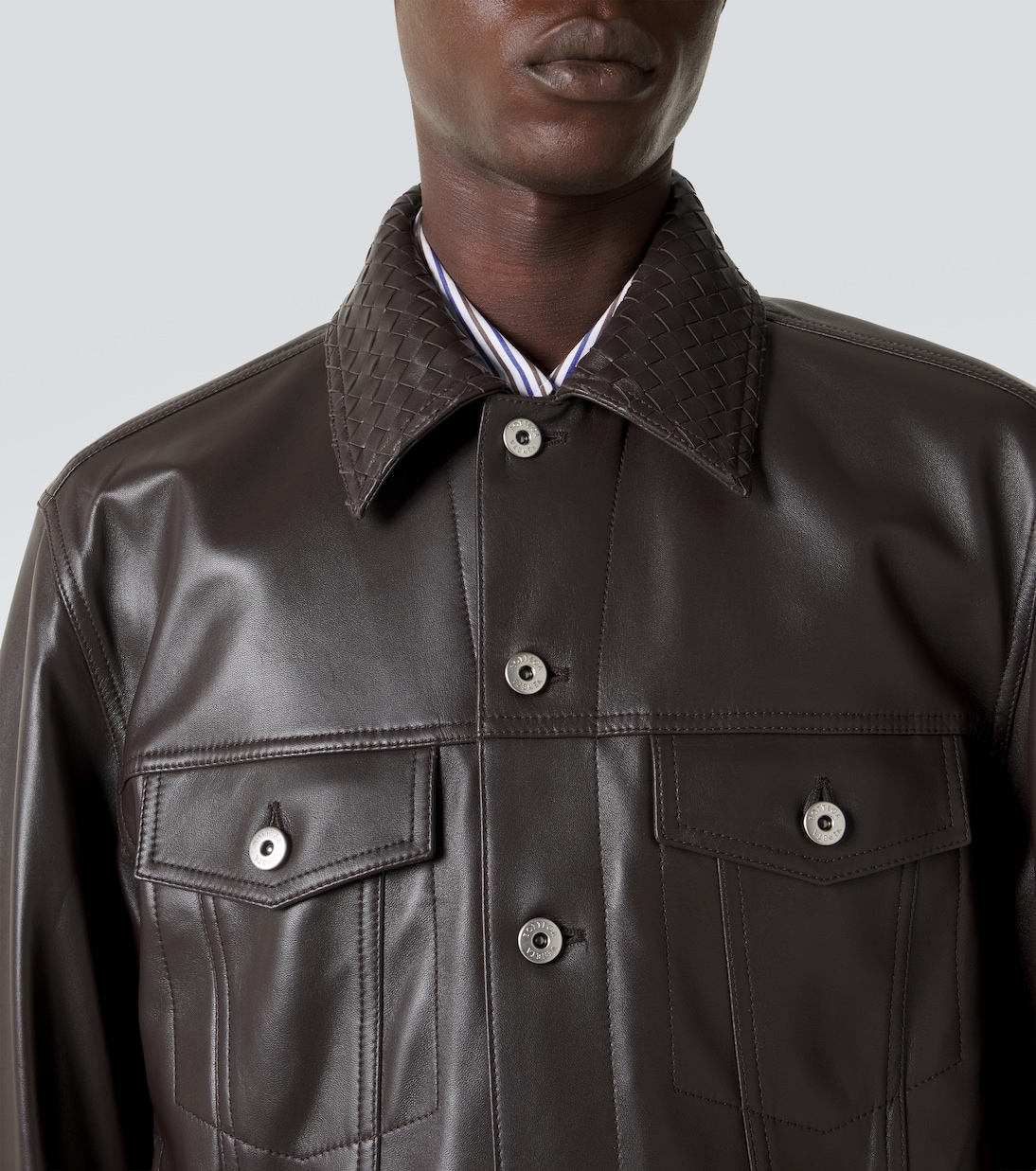 Intrecciato leather jacket | Bottega Veneta