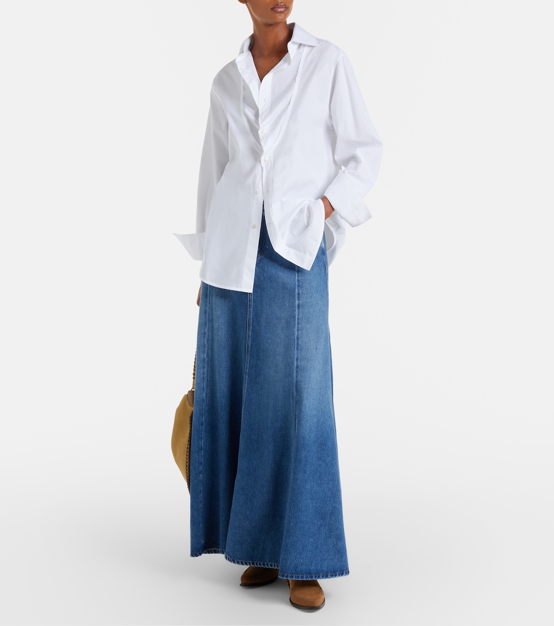 Tula denim maxi skirt | AG Jeans